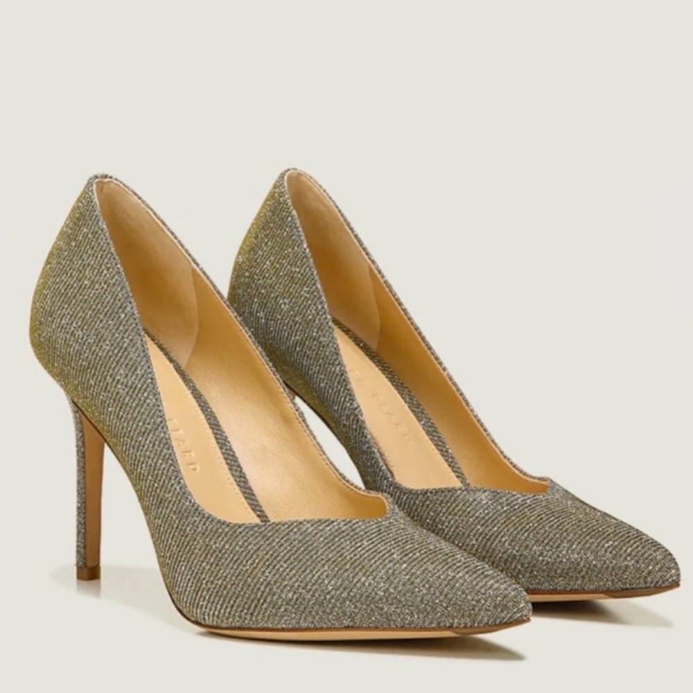 Veronica‎ Beard NEW Nathalia Lurex Metallic Pump Heels Size 10